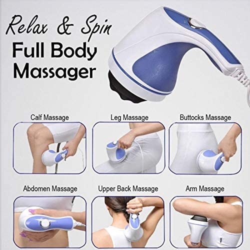 4 in 1 Relax & Spin Tone Vibration Electric Massager  and Spin Body Massager
