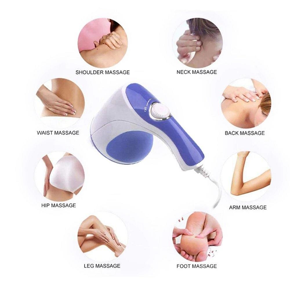 4 in 1 Relax & Spin Tone Vibration Electric Massager  and Spin Body Massager
