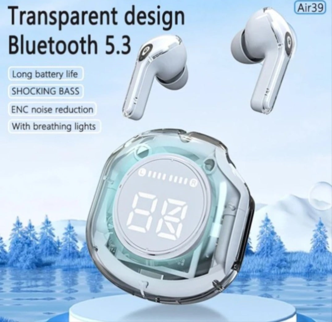 Air 39 Wireless Earbuds | Bluetooth 5.3 | Digital Display|