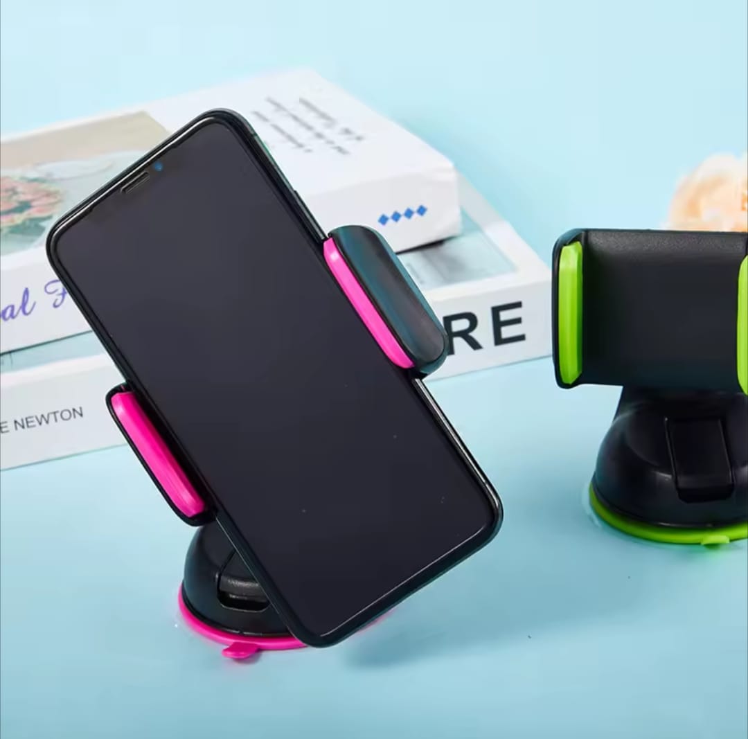 360° Universal Car Phone Holder – Strong Suction Mount for Dashboard & Windscreen