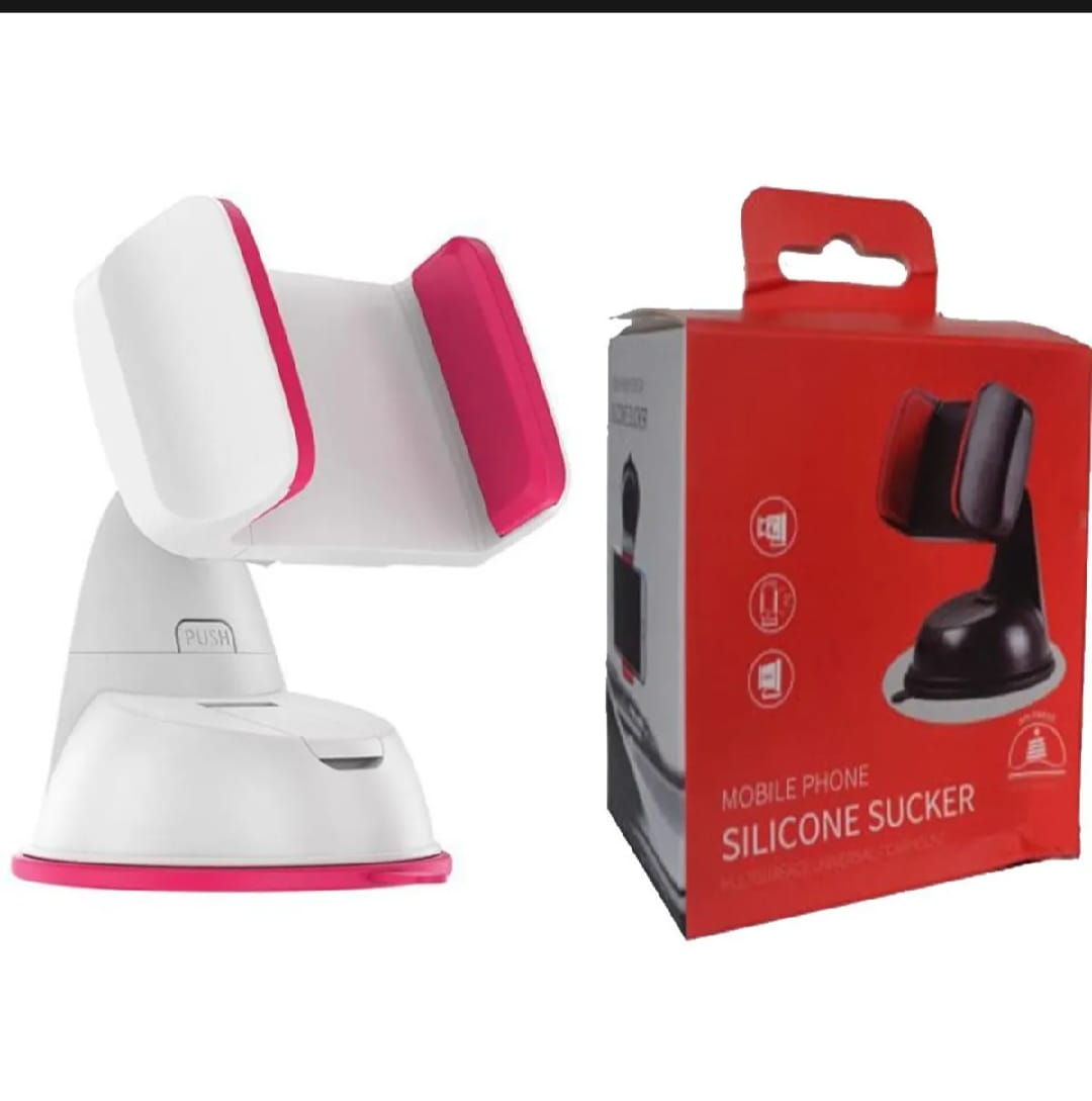 360° Universal Car Phone Holder – Strong Suction Mount for Dashboard & Windscreen