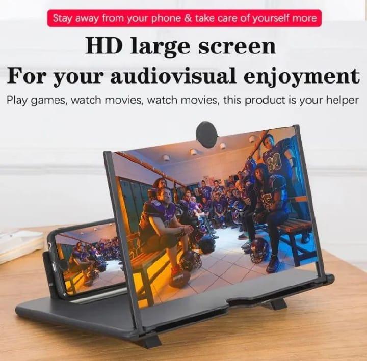 12-Inch 3D HD Mobile Screen & Video Amplifier